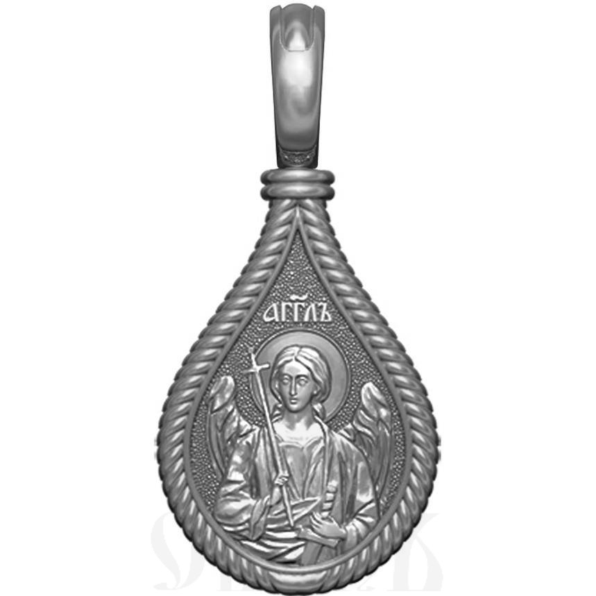 нательная икона св. блаженная таисия египетская, серебро 925 проба с родированием (арт. 06.049р)